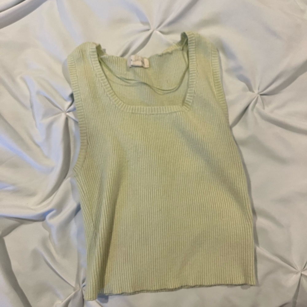 green comfy tank